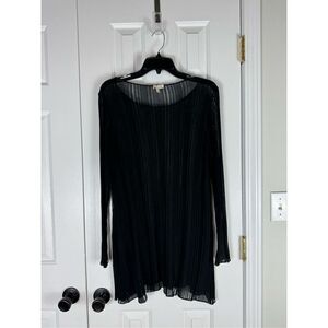 Eileen Fisher Womens Black Blouse Size M
